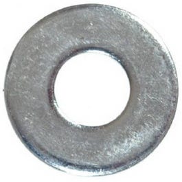 Flat Washers, Wide Pattern, Zinc-Plated Steel, 5/8-In., 5-Lbs.