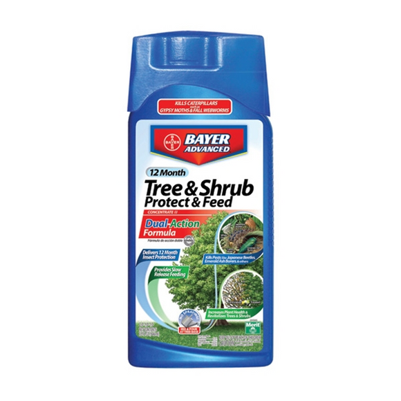 BAYER ADVANCED TREE & SHRUB PROTECT & FEED CONCENTRATE 1 QT