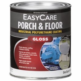 Porch & Floor Gloss Polyurethane Enamel, Light Gray, 1-Qt.