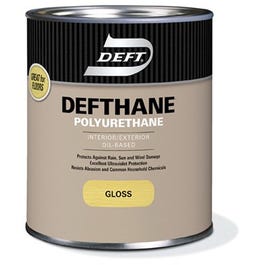 Clear Polyurethane, Gloss, 1-Qt.