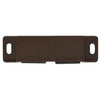 Cabinet Catch With Strike, Double Magnetic, Brown, 2-Pk.