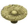 Antique Brass Provincial Round Cabinet Knobs, 2-Pk.