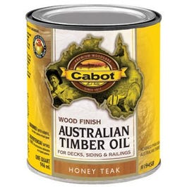 Australian Timber Oil Wood Stain Finish, Honey Teak, Qt.