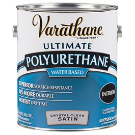 Interior Polyurethane, Water Base, Satin, 1-Gallon