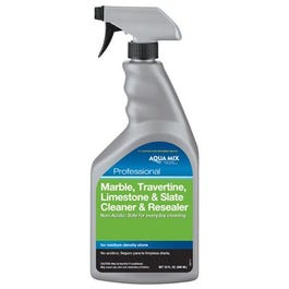 Marble, Travertine, Limestone & Slate Cleaner & Resealer, 1-Qt.