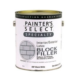 Acrylic Block Filler, Interior/Exterior, Flat White, 1-Gallon