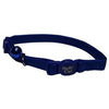 Cat Collar, Adjustable, Blue, 12-In.