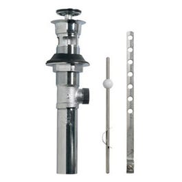 Bathroom Sink Pop-Up Drain, Chrome-Plated
