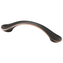 Cabinet Pull, Vuelo, Bronze & Copper, 3-In. or 96mm Dual-Mount