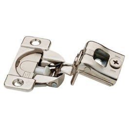 Cabinet Hinge, Soft-Close, 1-1/4-In. Partial Overlay, Nickel-Plated, 35mm, 10-Pk.