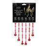 Beaded Crystalline Dangle Ornaments, 6-Ct.