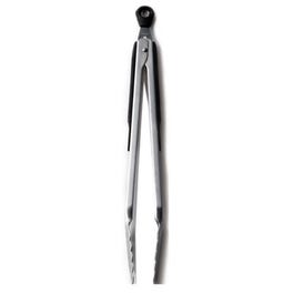 Good Grips Kitchen Tongs, Locking, Stainless Steel/Black, 12-In.