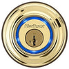 Kevo Bluetooth Electronic Deadbolt Lock, Brass