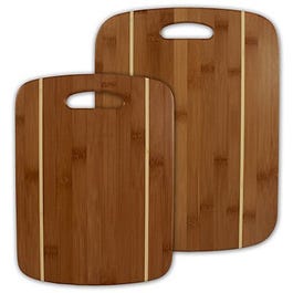 Cutting Board Set, Striped Bamboo, 2-Pc.