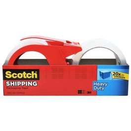 Heavy Duty Shipping Packaging Tape, Clear, 1.88-In. x 54.6-Yds.