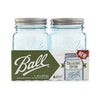 Collector's Edition Mason Jars, Aqua Blue, Regular Mouth 1-Pt., 4-Pk.