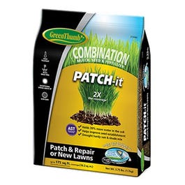 Patch-it Grass Seed, Mulch & Fertilizer Combination, 3.75-Lbs., Covers 175 Sq. Ft.