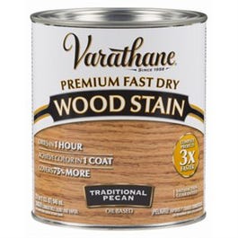 Fast Dry Interior Wood Stain, Oil-Based, Traditional Pecan, 1-Qt.