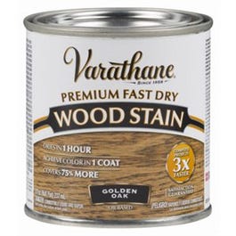 Fast Dry Interior Wood Stain, Oil-Based, Golden Oak, 1/2-Pt.