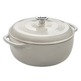 Cast Iron Dutch Oven, Oyster, 6-Qt.