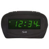 Alarm Clock, 0.6-In. Green LED Display