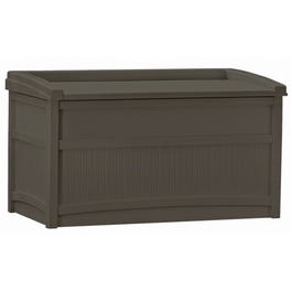 Deck Box With Seat, Java, 50-Gal.