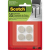 Felt Pads, Adhesive, Beige, Round, 3/4-In., 16-Ct.
