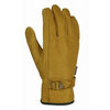 Leather Work Gloves, Tan Cowhide, Men's Large