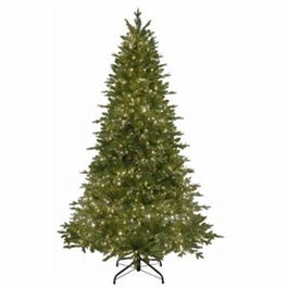 Artificial Pre-Lit Christmas Tree, 1,400 Dual Color LED Lights With 10 Functions, Feel Real Ashland Spruce, Hinged, 7.5-Ft.
