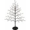 Christmas Lawn Decor, Bare Branch Wall Tree, 76 Twinkling Warm White LED Lights, 40-In.