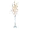 Faux Twig Tree, Snowy Birch, 120 Warm White LED Lights, 6-Ft.
