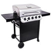 Performance Series LP Gas Convection Grill, 5-Burners + Side Burner, 40,000 BTUs