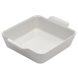 Baking Dish, Square, Classic White Ceramic, 2-Qt.