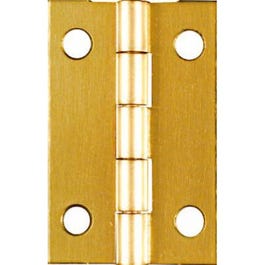 2-Pk., 1.5 x 1-In. Hinges, Light-Duty, Brass