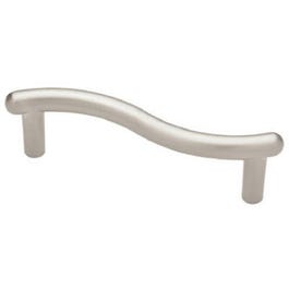 4.25-In. Satin Nickel Fusilli Cabinet Pull