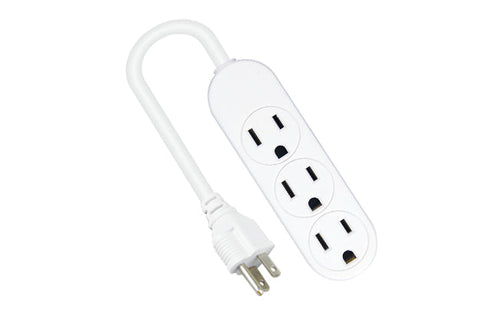 Master Electronics 3 Outlet Mini Power Strip