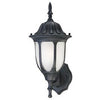 100-Watt Black Aluminum Wall Lantern