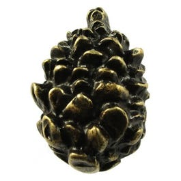 Pinecone Cabinet Knob, Bronzed Black