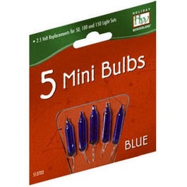 Christmas Lights Replacement Bulb, For 50, 100 & 150-Light Sets, Blue, 2.5-Volt