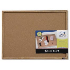 Cork Bulletin Board with Wood Frame, 17 x 23-In.