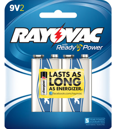 Rayovac A16042J 9V Alkaline 9V 9V 9V Alkaline Stick 2