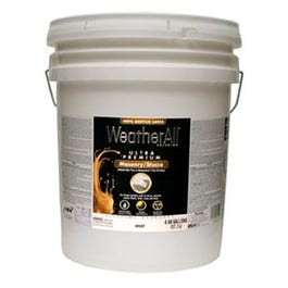 Masonry & Stucco Paint, Flat White, 5-Gallons