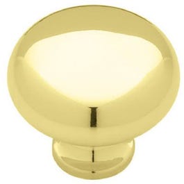 1.25-In. Brass Round Cabinet Knob