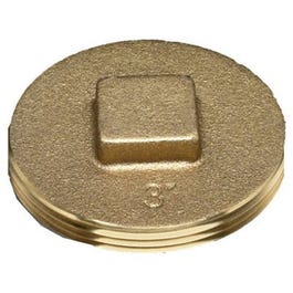 4-Inch Brass Raised Head Plug