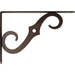 10 x 7-In. Antique Bronze Ornamental Shelf Bracket