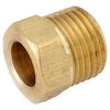 Brass Inverted Flare Nut, 1/4-In.