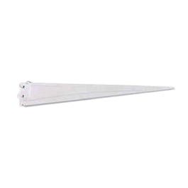 20-In. White Shelf Track Bracket