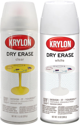 SPRAY PAINT 11 .5 OZ CL DRY ERASE