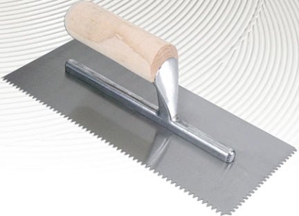 SQ NOTCH TROWEL 3/16 IN X 3/8 IN X 1/4 I