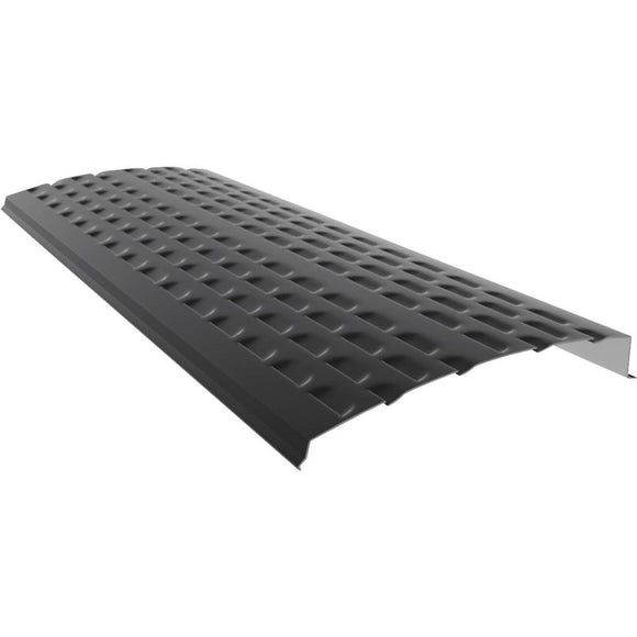 E-Z-Shield 4 Ft. Black Aluminum Gutter Guard, (25-Pack)